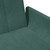 2-Seater Sofa Bed with Footstool Dark Green Velvet A949-3258153