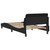 Bed Frame "Dover" Black 39.4"x74.8" Faux Leather A949-373269