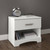 Modern 1 Drawer Nightstand End Side Table Storage in White Q280-SSPW0308