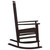 Rocking Chairs with Curved Seats 2 pcs Brown Solid Wood Poplar A949-3281587