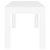 Dining Table White 55.1"x29.3"x29.9" Engineered Wood A949-804202