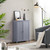 Gray Wood 2-Door Freestanding Bathroom Floor Cabinet Kitchen Storage Cupboard Q280-YGBSFAS619930741