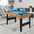 48 Inch 3-In-1 Multi Combo Game Table with Soccer for Game Rooms - Color: Natural D681-SP37328