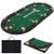 Portable 84 x 42 Inch 10-Player Foldable Padded Poker Table Top-Blue B593-UY10156