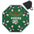 48 Inch 8-Player Foldable Poker Table Top with Carrying Bag and Cup Holders-Blue B593-UY10154