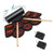 Electronic Drum Set with 2 Build-in Stereo Speakers for Kids-Red - Color: Red D681-MU10093US-RE