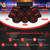 Electronic Drum Set with 2 Build-in Stereo Speakers for Kids-Red - Color: Red D681-MU10093US-RE