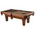 7Ft Brown Wool Cloth Top Pool Table with 2 Cues and Billiards Balls Q280-FC7F859