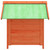  Dog Kennel Brown 25.6"x25.6"x24.2" Solid Wood Pine A949-172273