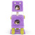 Cute Monster-Themed Cat Tower with 2 Private Condos for Small Place-Purple B593-PV10189
