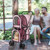 4-in-1 Double Pet Stroller with Detachable Carrier and Travel Carriage-Pink - Color: Pink D681-PW10040PI