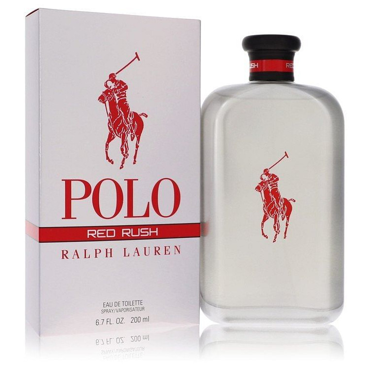 Polo Red Rush by Ralph Lauren Eau De Toilette Spray 6.7 oz (Men) V728-559457