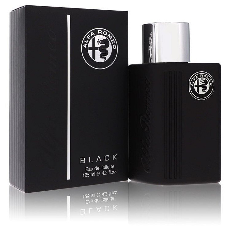 Alfa Romeo Black by Alfa Romeo Eau De Toilette Spray 4.2 oz (Men) V728-559281 Alfa Romeo Black by Alfa Romeo Eau De Toilette Spray 4.2 oz (Men) V728-559281