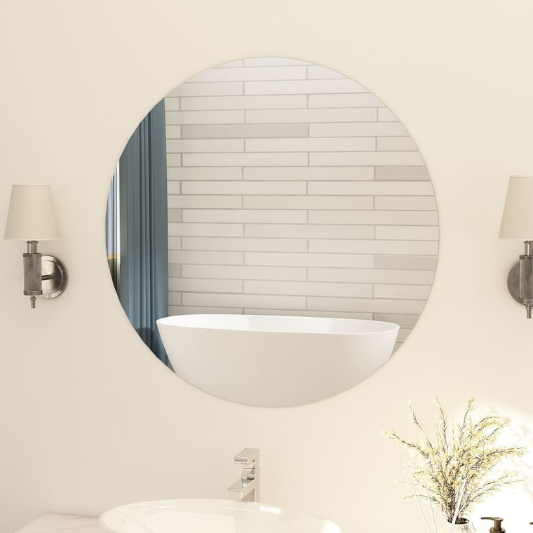  Frameless Mirror Round 31.5" Glass A949-283654