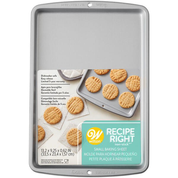 Wilton Recipe Right Small NonStick Baking Sheet 13.2 x 9.25Inch 1 Pack of 1 Piece N274-FC01590664