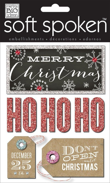 Me and My Big Ideas Soft Spoken Embellishments Do not Open Until Christmas N274-FC01988279