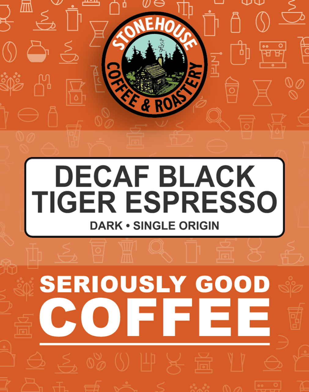 Decaf Black Tiger Espresso StoneHouse Coffee