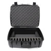 Hard shell protective storage and carrying case for FM listening system.