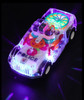 Switch adapted light up police car with moving internal gears Switch adapted light up police car with moving internal gears