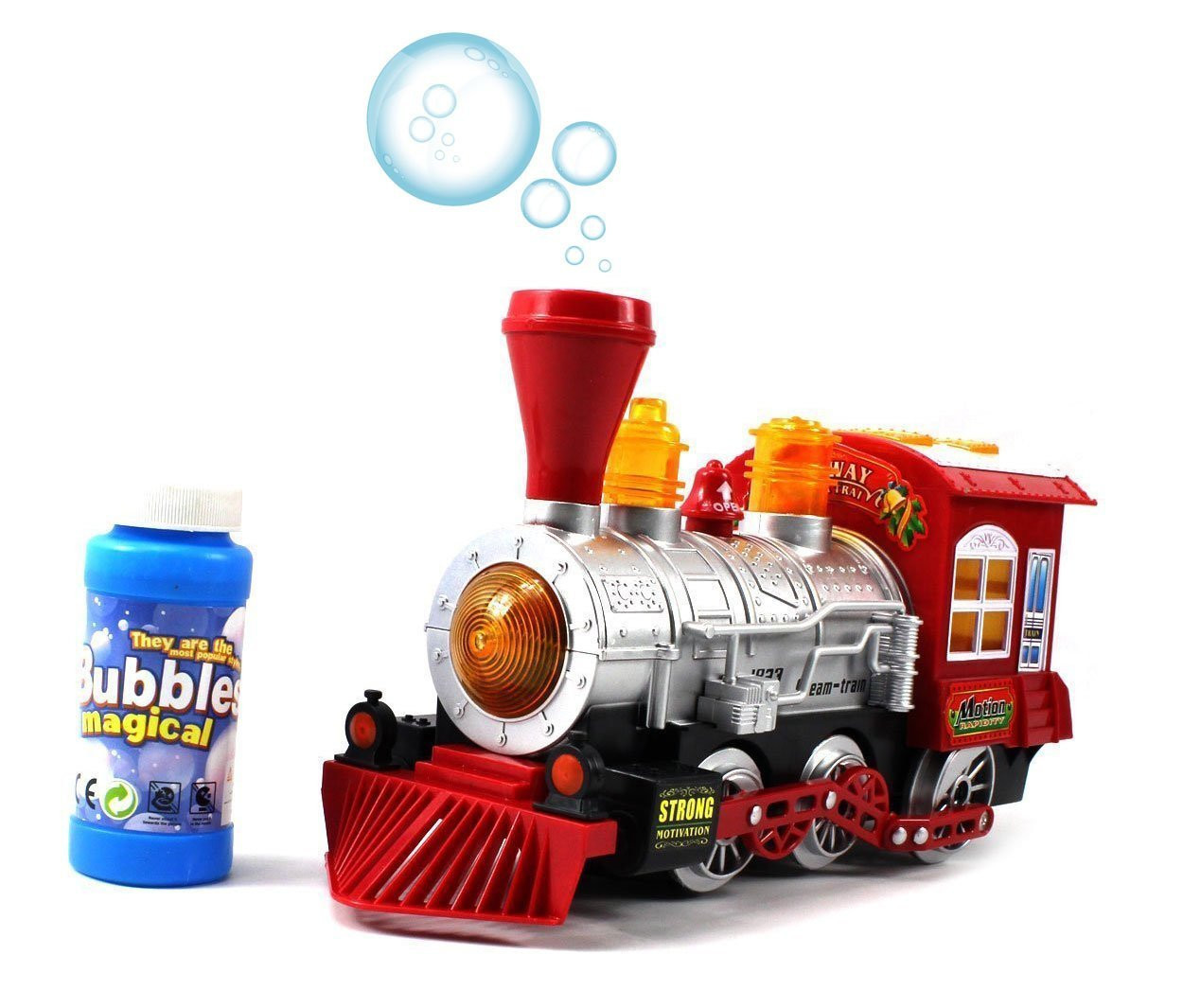 Switch adapted Lights, Music, Bubbles Bump and Go Train for Children