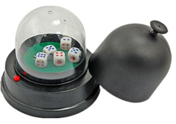 Switch adapted dice roller makes it possible for people with disabilities to play games.