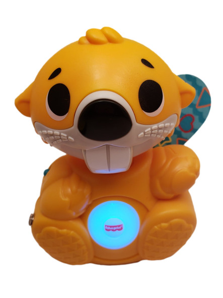 Boppin' Beaver switch adapted toywith lights, phrases, and music for fun entertainment that enhances auditory and visual skills.