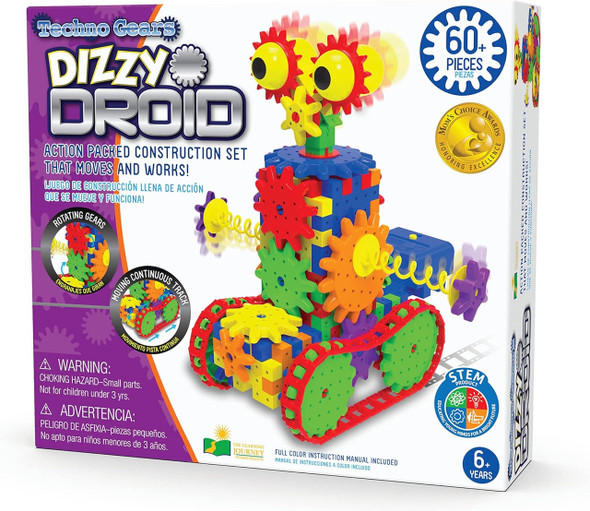 Dizzy Droid is a switch adapted fun robot that is both entertaining and educational. Adapted for use with an external switch so people with disabilities can play, too!