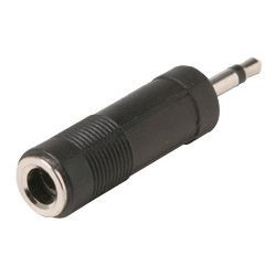 3.5mm Male to 1/"4 Female Plug Adapter