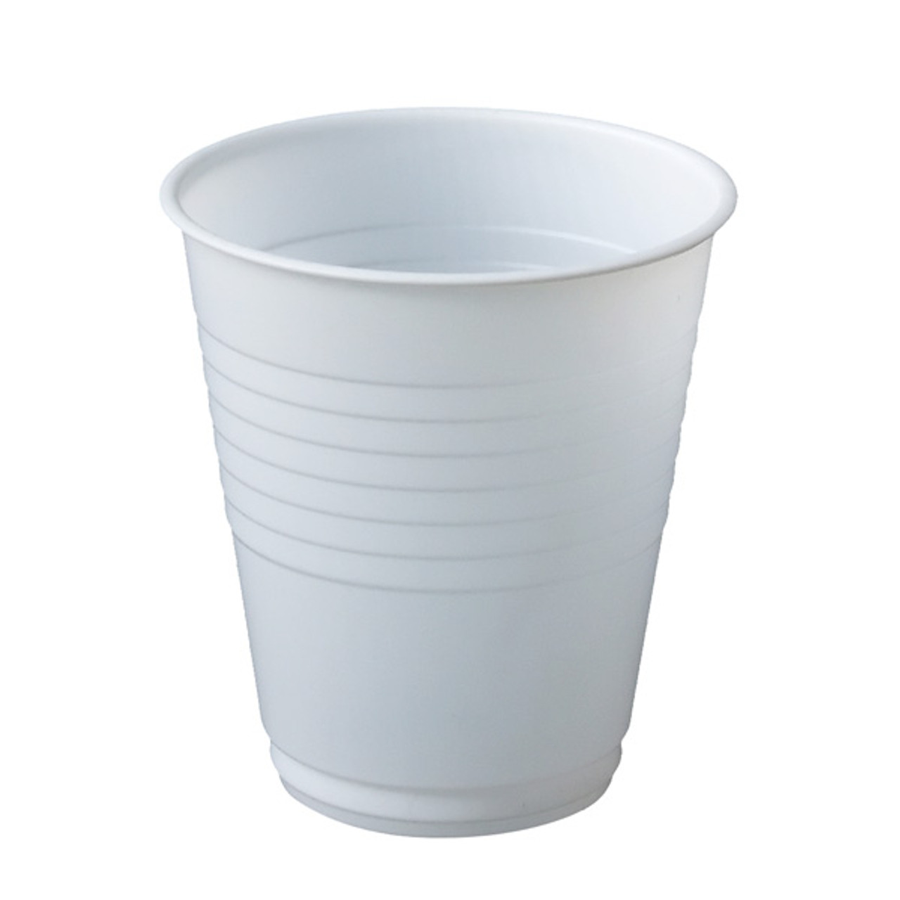 White Plastic  Water Cups 180ml 1000 Cups Kaplan Distributors 