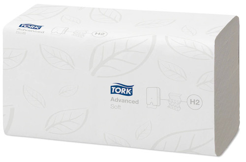 Tork Advanced Hand Towel Interfold H2 System 180 Sheets (120289)