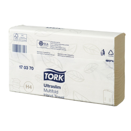 Tork H4 Advanced Ultraslim Multifold Hand Towel 150  x 20 packs 170370