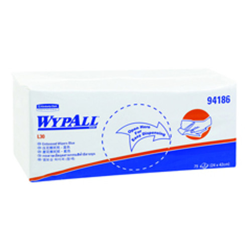WYPALL L30 Blue Embossed Wipers (94186)