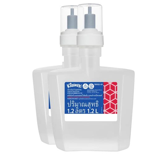 Kleenex Alcohol Foaming Hand Sanitiser 1.2L (78932) - 2 Cartridges