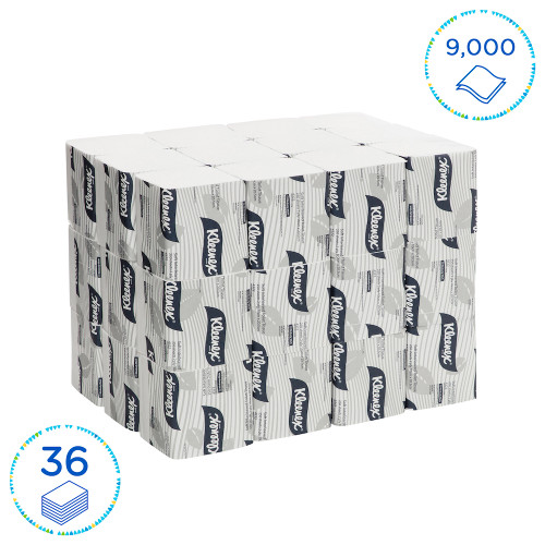Kleenex 4322 2ply Interleaved Toilet Tissue 36 packs x 250 sheets