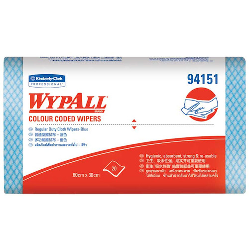 Wypall Blue Regular Duty 12 Packs x 20 Wipers