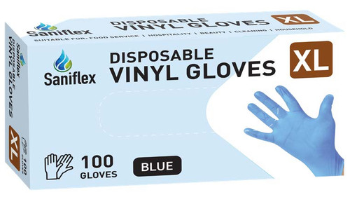 Vinyl Powder Free Gloves - Clear XLarge 1000/ctn