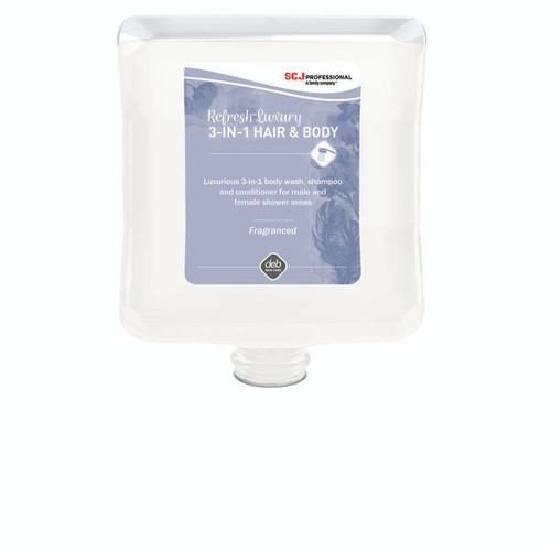 Refresh Luxury 3-in-1 Hair & Body 6 x 1 Litre ( (CMW1L)
EXPIRY DATE: JANUARY 2026
 Refresh Luxury 3-in-1 Hair & Body 6 x 1 Litre ( (CMW1L)
EXPIRY DATE: JANUARY 2026