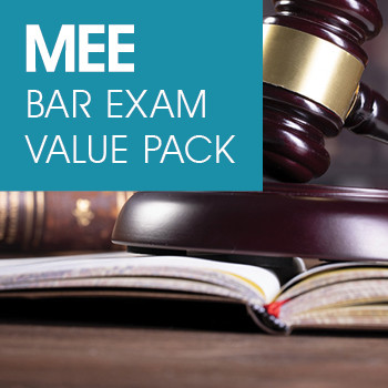 MEE Bar Exam Value Pack logo in teal. MEE Bar Exam Value Pack logo in teal.
