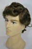 In Stock Mens Full Cap Silk Top Hand Made Human Hair Wig W8