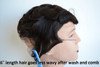 Toupee M110P Super Fine Welded Lace Hairpiece for Men with Clear Poly Painting Perimeter