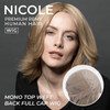 Nicole Premium Human Hair Silk Top Full Cap Women Wig