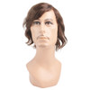 Mens Partial Wig PW106HD French Lace Poly Back Men's Hairpiece