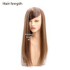 P7918 Double Monofilament Hairpiece | Mono Top with Poly Perimeter