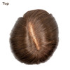 P7918 Double Monofilament Hairpiece | Mono Top with Poly Perimeter