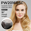 Women's human hair partial wigs