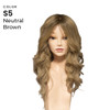 Premium Human Hair Monica Long Hair Wig Silk Top Wigs for Medical Hair Loss