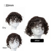 Men's Toupee M158 with Skin Base and French Lace Top Permed/Wavy Human Hair