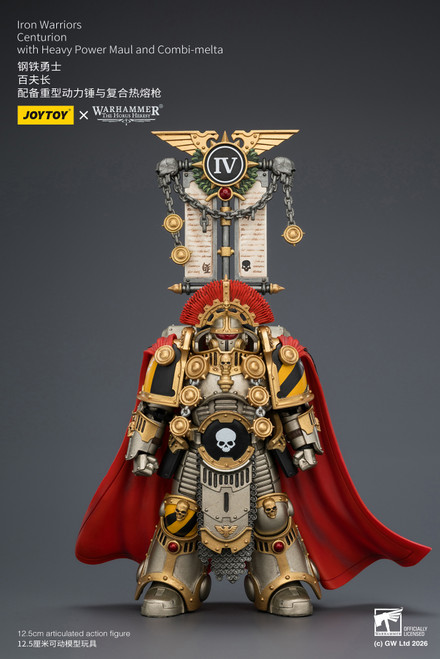 Iron Warriors Centurion with Heavy Power Maul and Combi-melta