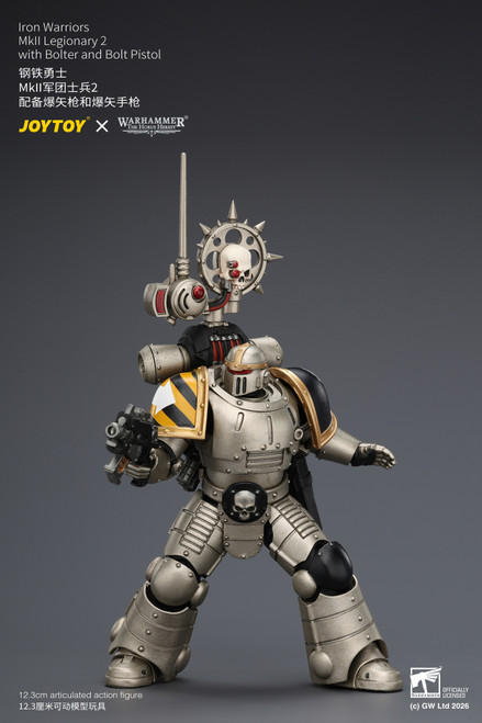 Iron Warriors MkII Legionary 2 with Bolter and Bolt Pistol