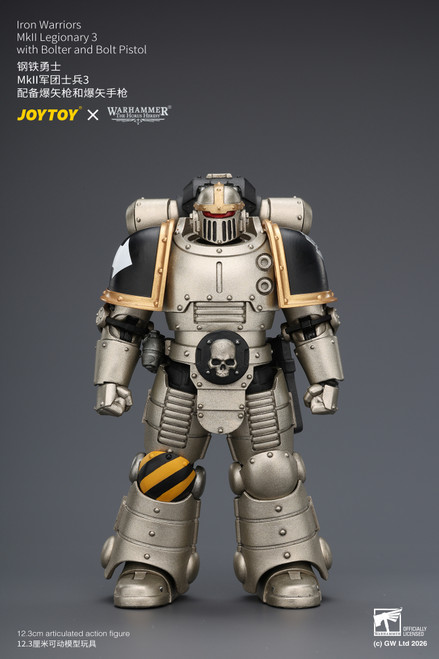 Iron Warriors MkII Legionary 3 with Bolter and Bolt Pistol